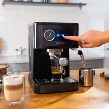 Power Espresso 20 Pro Latte Machine à café expresso et cappuccino, café à froid, avec 20 bar et buse vapeur réglable.