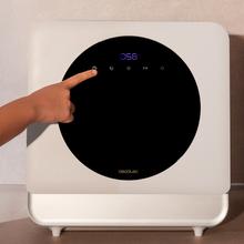 Bolero Aguazero 1100 Mini Lavavajiillas compacto de 3 servicios blanco, clase C, con 6 programas y  Touch Control Panel. Con funciones como Long Storage y Delay Start