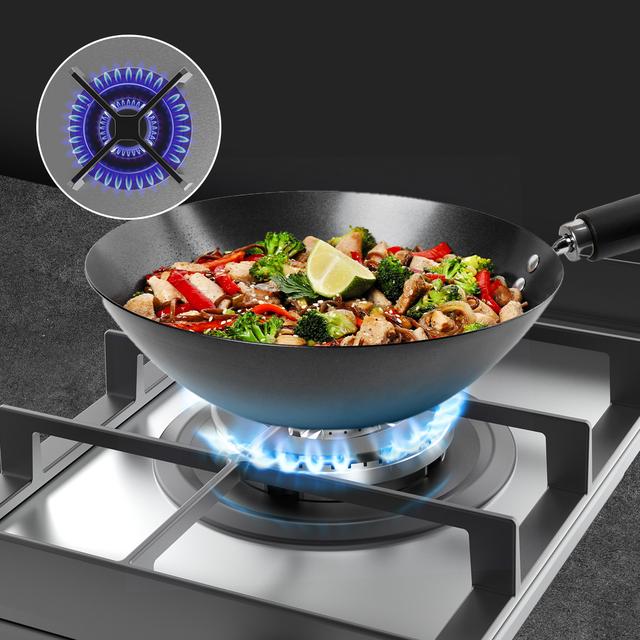 Bolero Squad G 1400F Inox Plaque de cuisson à gaz Cecotec Bolero Squad G 1400F Inox - avec 1 foyer, 3.4 kW, acier inoxydable, grilles en fonte, foyer WOK à triple anneau, allumage électronique, système de sécurité des valves, conversion au gaz butane.