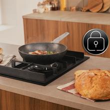 Bolero Squad G 1400F Glass Black Plaque de cuisson à gaz Cecotec Bolero Squad G 1400F Glass Black avec 1 foyer, 3,4 kW, Glass Black, grille en fonte, foyer WOK à triple anneau, allumage électronique, système de sécurité des valves, conversion au gaz butane.