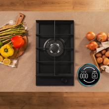 Bolero Squad G 1400F Glass Black Plaque de cuisson à gaz Cecotec Bolero Squad G 1400F Glass Black avec 1 foyer, 3,4 kW, Glass Black, grille en fonte, foyer WOK à triple anneau, allumage électronique, système de sécurité des valves, conversion au gaz butane.
