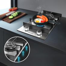 Bolero Squad G 2400F Inox - Placa de gas de 2 Fuegos, 5,2kW, Acero Inoxidable, Parrillas de Hierro Fundido, Quemador WOK Triple Corona, Encendido Electrónico, Seguridad en Válvulas, accesorio para la conversión de gas incluído.