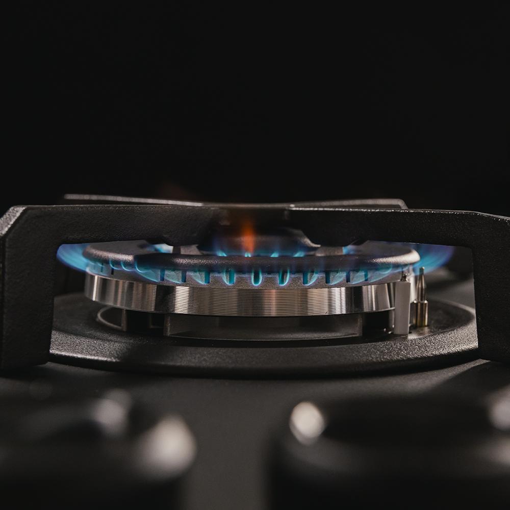 Plaque De Gaz Cecotec Bolero Squad G 4400S – 4 Feux, 8 KW, Verre Nano, Brûleur WOK Triple, Allumage électronique !