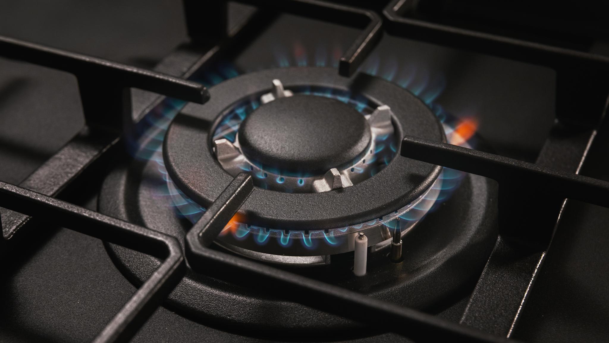 Potencia total de 6,2kW con un quemador WOK triple corona