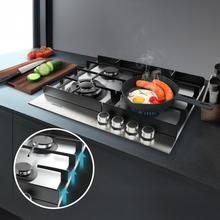 Bolero Squad G 4400F Inox - Placa de gas de 4 Fuegos, 8kW, Acero Inoxidable, Parrillas de Hierro Fundido, Quemador WOK Triple Corona, Encendido Electrónico, Seguridad en Válvulas, accesorio para la conversión de gas incluído.
