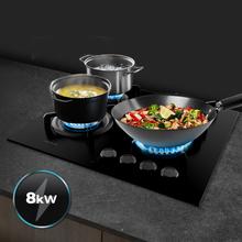 Bolero Squad G 4400S Nano Glass - Placa de gas de 4 Fuegos, 8kW, Nano Glass, Parrillas de Hierro Fundido, Quemador WOK Triple Corona, Encendido Electrónico, Seguridad en Válvulas, accesorio para la conversión de gas incluído.