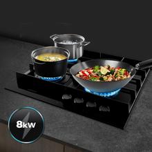 Bolero Squad G 4400F Glass Black - Placa de gas de 4 Fuegos, 8kW, Glass Black, Parrillas de Hierro Fundido, Quemador WOK Triple Corona, Encendido Electrónico, Seguridad en Válvulas, accesorio para la conversión de gas incluído.