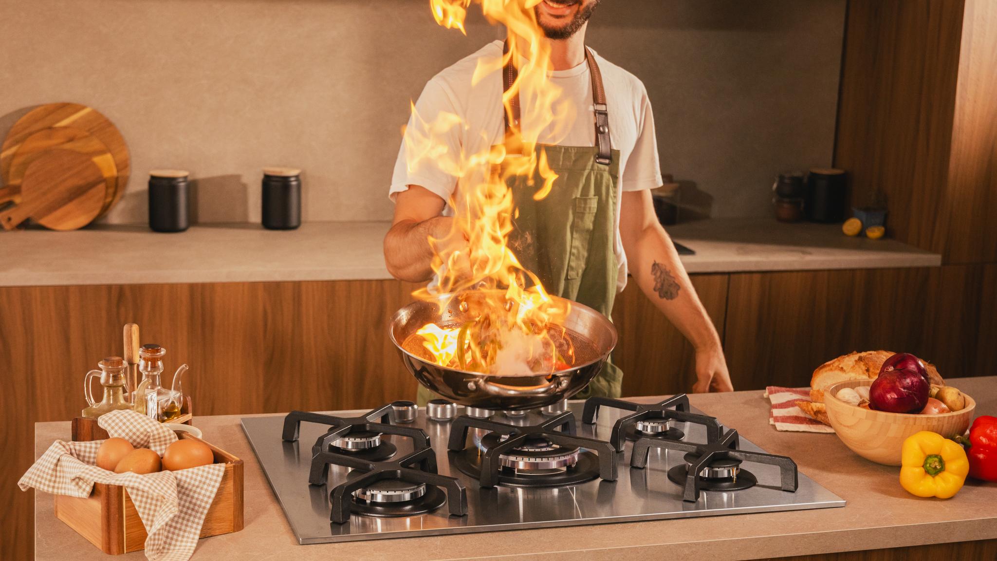 Quemador WOK de triple corona