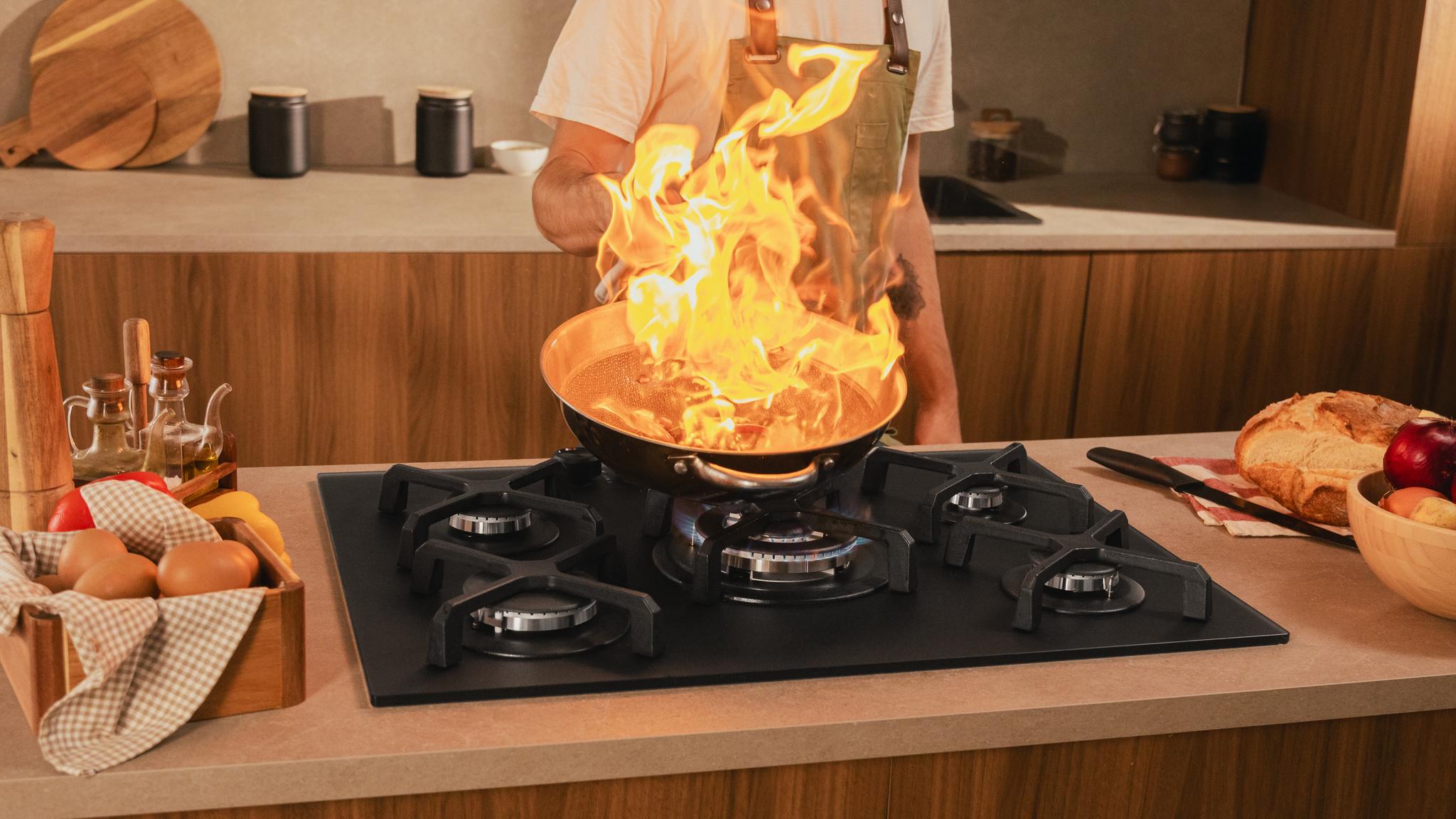 Quemador WOK de triple corona