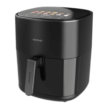 Cecofry&Grill Duoheat 6500 Friggitrice ad aria con doppia resistenza per una doratura perfetta e sapore di barbecue sulla carne, capacità di 6,5 litri e potenza di 2200 W per piatti salutari.