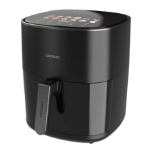 Cecofry&Grill Duoheat 6500 Air fryer  Freidora de aire con doble resistencia para dorado perfecto y sabor de parrilla en carnes, capacidad de 6,5 litros y potencia de 2200 W para platos saludables.