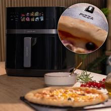 Cecofry&Grill Duoheat 8000 Freidora de aire con doble resistencia para dorado perfecto y sabor de parrilla en carnes, capacidad de 8 litros y potencia de 2200 W para platos saludables.