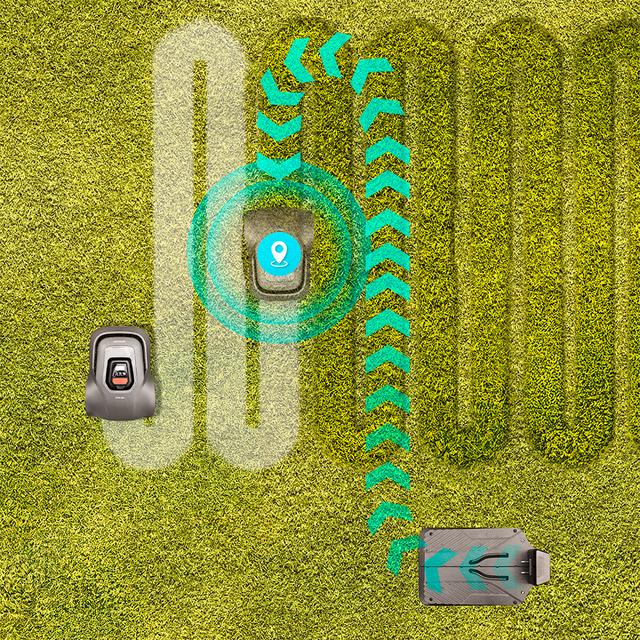 Conga GrassHopper 500 Map Connected Robot tosaerba Conga GrassHopper 800 Map Connected. Motore Digital Brushless. Taglio ordinato. Per superfici fino a 500 m2. Pendenza massima del 45%. Regolatore delle lame di taglio. Sensore per la pioggia. App Control.
