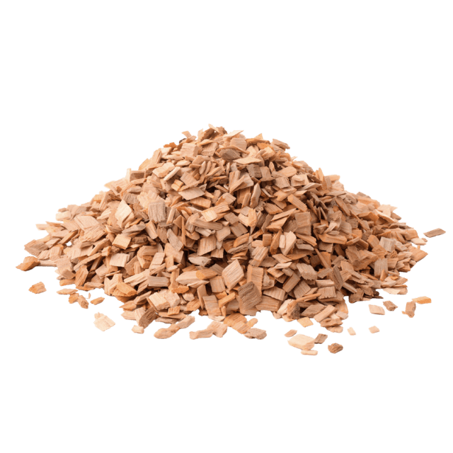 Detalle de chips de madera de cerezo CECOTEC Smokin’ Cherry Chips