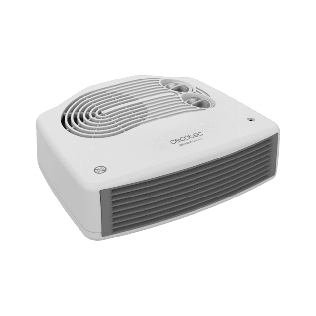 Radiateur soufflant ReadyWarm 3000 Horizon White de 3000 W, 2 niveaux de puissance avec thermostat réglable