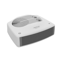 ReadyWarm 3000 Horizon Weißer Heizlüfter Heizlüfter mit 3000 W, 2 Leistungsstufen mit einstellbarem Thermostat