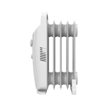 ReadyWarm 500 Space White Radiador Eléctrico de Aceite con 5 Módulos, Bajo Consumo, 500 W, Sistema de Seguridad, 10 m2