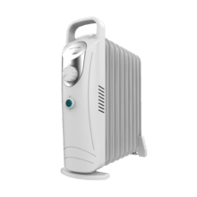 ReadyWarm 900 Space White Radiador Eléctrico de Aceite con 9 Módulos, Bajo Consumo, 1000 W, Sistema de Seguridad, 15 m2