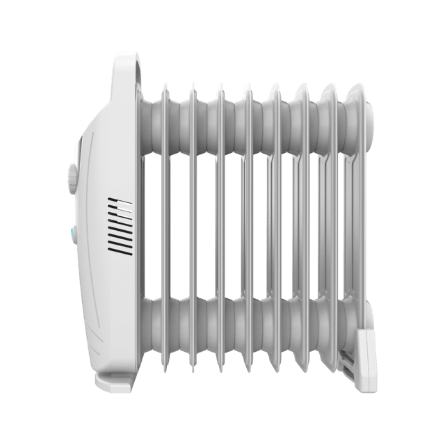 ReadyWarm 900 Space White Radiador Eléctrico de Aceite con 9 Módulos, Bajo Consumo, 1000 W, Sistema de Seguridad, 15 m2