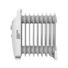 ReadyWarm 900 Space White ReadyWarm 900 Space White Radiatore elettrico ad olio a 9 Moduli, basso consumo energetico, 1000 W, sistema di sicurezza, 15 m2