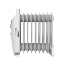 ReadyWarm 900 Space White Radiador Eléctrico de Aceite con 9 Módulos, Bajo Consumo, 1000 W, Sistema de Seguridad, 15 m2