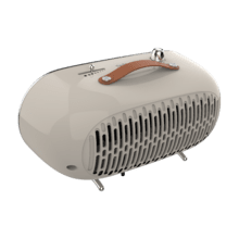 ReadyWarm 1500 Ceramic Calefactor cerámico de sobremesa con 1500 W, Diseño retro, termostato regulable y 2 modos de funcionamiento.