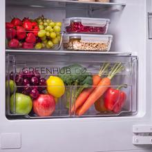 Bolero CoolMarket Combi BI-S MC 232 E Kombi-Kühlschrank mit Schiebetürsystem, Höhe 177, Breite 54cm, Fassungsvermögen 232 Liter, Metal Cooling (Metallkühlung), NoFrost, Energieklasse E, Fast Cooling (Schnellkühlung), Fast Freezing (Schnellgefrieren) und Urlaubsmodus