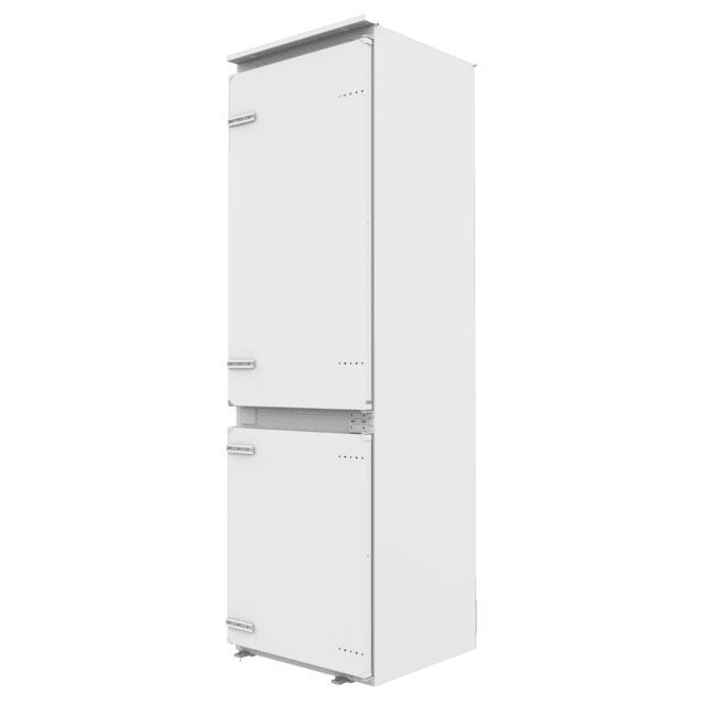 Bolero CoolMarket Combi BI-S MC 232 E Frigorífico combi Integrable sistema de puerta deslizante, Alto 177, Ancho 54cm, Capacidad 232 Litros, Metal Cooling, NoFrost, Clase Energética E, Fast Cooling, Fast Freezing y modo Vacaciones