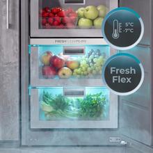 Frigorífico 1 puerta integrable de puerta fija, 187x55,9cm, 222 Litros, Metal Cooling, Cavidad Interior gris prémium, Fast Freezing, modo Vacaciones y Clase Energética E.