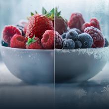 Bolero CoolMarket 1D BI-D 306 GREY E Frigorífico de 1 porta integrável com porta fixa, 187x55,9cm, 222 litros, Metal Cooling, interior cinzento Premium, Fast Freezing, modo de férias e classe energética E,