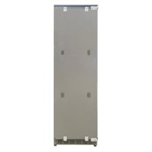 Bolero CoolMarket 1D BI-D 306 GREY E Frigorífico de 1 porta integrável com porta fixa, 187x55,9cm, 222 litros, Metal Cooling, interior cinzento Premium, Fast Freezing, modo de férias e classe energética E,