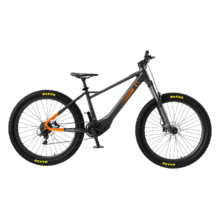ErosPro Medium XC – Bicicleta eléctrica de montaña con ruedas de 29”, batería LG integrada de 500 Wh, autonomía de hasta 100 km, suspensión delantera y frenos hidráulicos Shimano MT200. Diseñada para uso MTB, ofrece estabilidad, control y eficiencia en recorridos por caminos y terrenos irregulares.