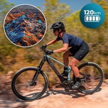 TR AtlasPro Medium La bicicleta eléctrica de montaña lleva el rendimiento y la aventura a un nivel completamente nuevo. Con ruedas de 29", una autonomía impresionante gracias a su batería LG de 500Wh, doble suspensión avanzada y frenos hidráulicos Shimano MT410, la TR AtlasPro está diseñada para desafiar cualquier terreno y ofrecerte la mejor experiencia en tus rutas más exigentes.
