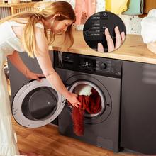 Bolero DressCode 12410 Inverter Steel Lave-linge steel avec 12 kg de capacité, 1400 tr/min, 16 programmes, classe A, moteur Inverter Plus et SteamMax, Drum Clean et Allergy Care.