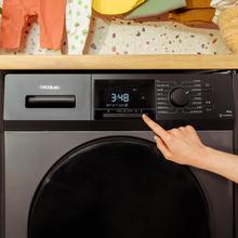Bolero DressCode 12410 Inverter Steel Lave-linge steel avec 12 kg de capacité, 1400 tr/min, 16 programmes, classe A, moteur Inverter Plus et SteamMax, Drum Clean et Allergy Care.