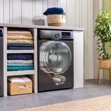 Bolero DressCode 12500 Inverter Steel Lavadora de 12 Kg steel, 1400 rpm, motor inverter plus, Steam Max y Clase A-20  %.