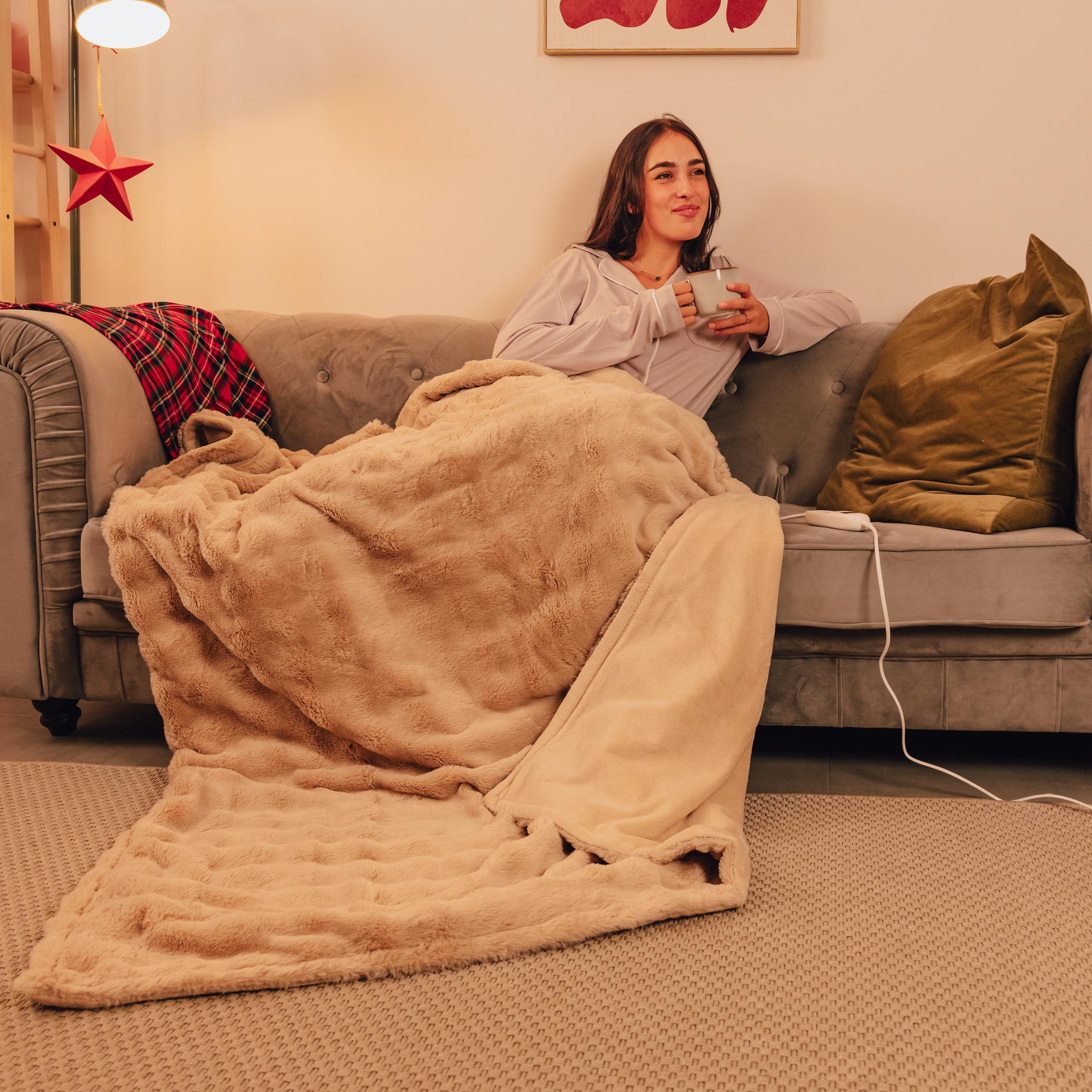 HeatConfort ThermalBlanket Sherpa (160 x 130) couverture chauffante Cecotec