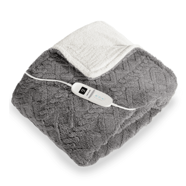 HeatConfort ThermalBlanket Sherpa (200 x 180) Manta eléctrica 200x180 con Apagado Automático y 9 Niveles de Temperatura Ajustables. Sherpa.