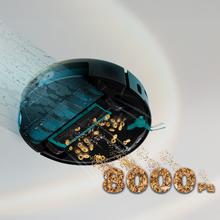 Conga 14090 Twice Roller Home&Fill Robot aspirador y friegasuelos con base de autovaciado de polvo y agua sucia y rellenado de agua limpia. Navegación ultraprecisa con láser integrado. Potencia de succión de 8000 Pa. Fregado profesional con rodillo fregona. Cepillo de silicona. Cepillo lateral. App y conexión Bluetooth y WiFi para redes 2,4 GHz. y asistente virtual.