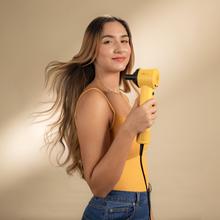 IoniCare RockStar Style Yellow Secador muy compacto y ligero con motor brushless de 1500W y 110000 rpm.