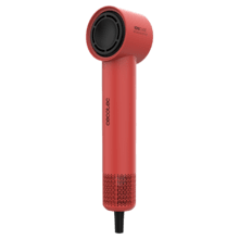 IoniCare RockStar Style Red Secador muito compacto e leve com motor brushless de 1500W e 110.000 rpm.