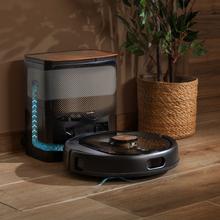 Conga 10090 AI Spin Revolution Ultra Power Home LifestyleRobot aspirador con inteligencia artificial, navegación láser y base de autovaciado. Inteligencia artificial, evita objetos. 4 en 1: barre, aspira, friega y pasa las mopas. 10.000 Pa de succión. Máximo 240 minutos de autonomía. Fregado profesional con mopas giratorias. Cepillo de silicona, óptimo para pelo de mascotas. 1 cepillo lateral. 4 niveles de potencia de aspiración y fregado. Control APP Cecotec y asistentes virtuales.