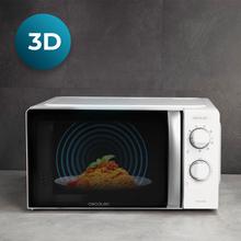 GrandHeat 2110 Forno a microonde con capacità di 20 litri, funzione grill, 6 livelli di potenza, timer e manopole di selezione.