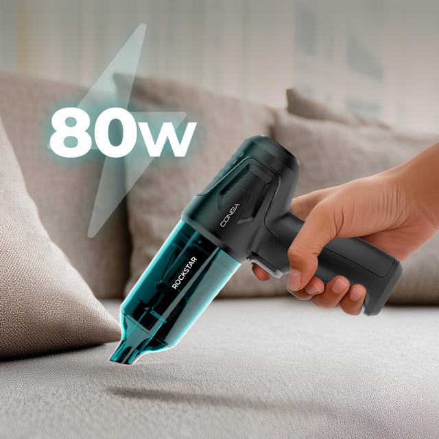 Conga Rockstar Micro Hand Aspirador de mano, combina funciones de aspirado y soplado.