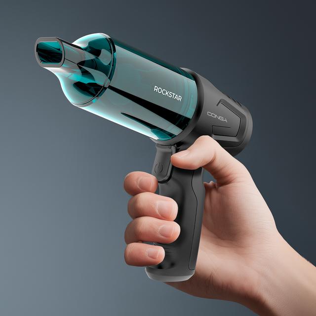 Conga Rockstar Micro Hand Aspirador de mano, combina funciones de aspirado y soplado.