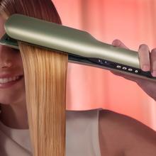 Air Lisse Olive Air Lisse Olive - Plancha de Pelo con Aire que protege el cabello, Tecnología Iónica, Keratina y aceite de argán, 3 Modos y Motor BLDC, para Todo Tipo de Cabellos