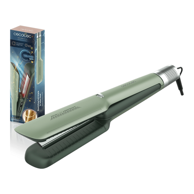 Air Lisse Olive Air Lisse Olive - Plancha de Pelo con Aire que protege el cabello, Tecnología Iónica, Keratina y aceite de argán, 3 Modos y Motor BLDC, para Todo Tipo de Cabellos