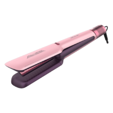 Air Lisse Cotton Candy - Plancha de Pelo con Aire que protege el cabello, Tecnología Iónica, Keratina y aceite de argán, 3 Modos y Motor BLDC, para Todo Tipo de Cabellos