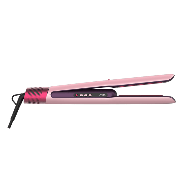 Air Lisse Cotton Candy - Plancha de Pelo con Aire que protege el cabello, Tecnología Iónica, Keratina y aceite de argán, 3 Modos y Motor BLDC, para Todo Tipo de Cabellos