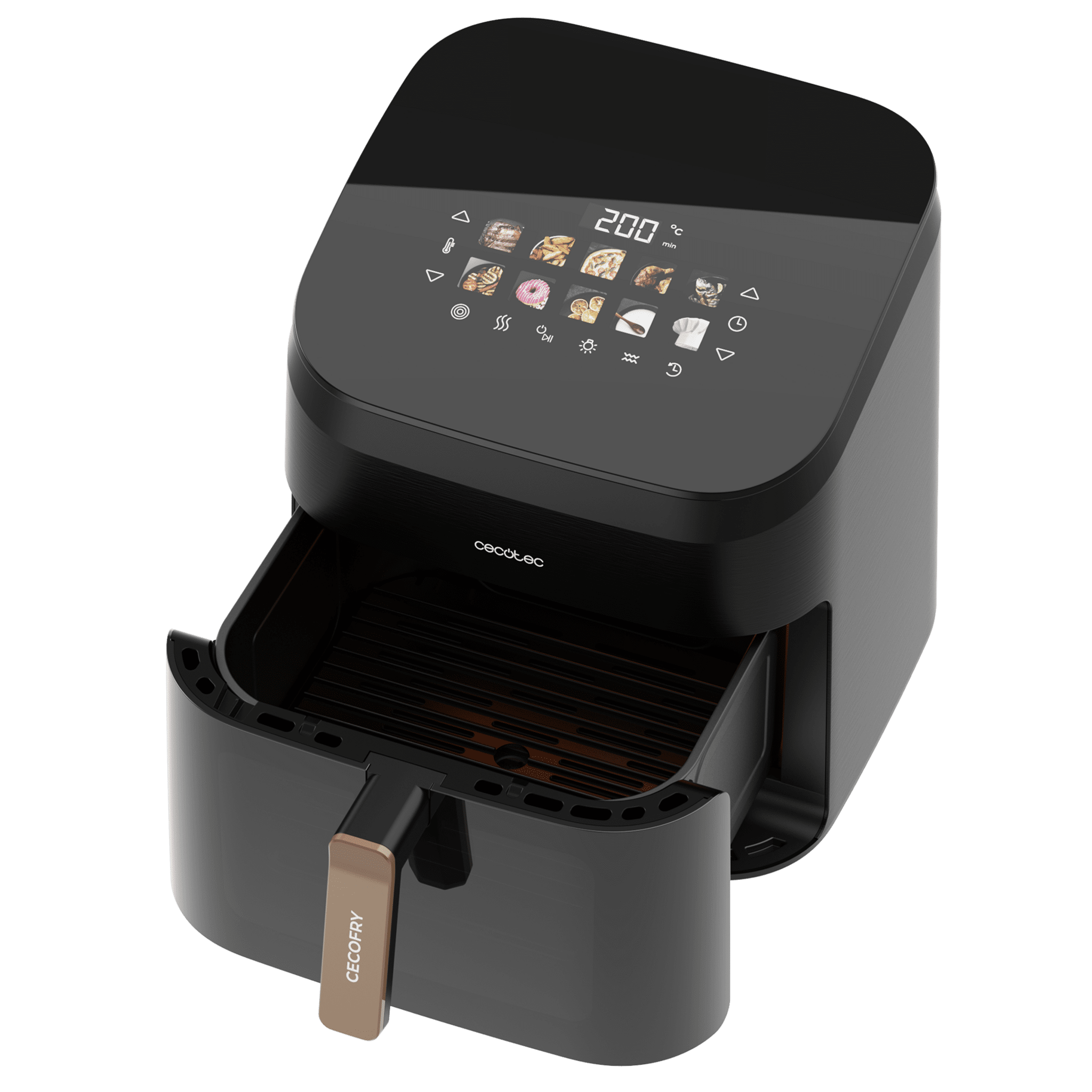 Cestillo abierto de la Cecotec Cecofry&Grill Smokin’ 8500